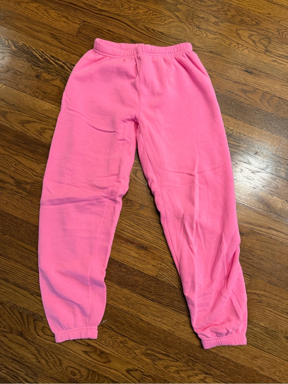 Katie J NYC Bright Pink Kids Fleece Joggers